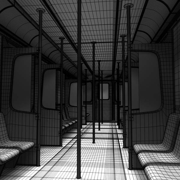 subway car 3d model - Subway Car by Dave777